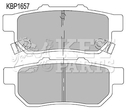 KEY PARTS Bremžu uzliku kompl., Disku bremzes KBP1657